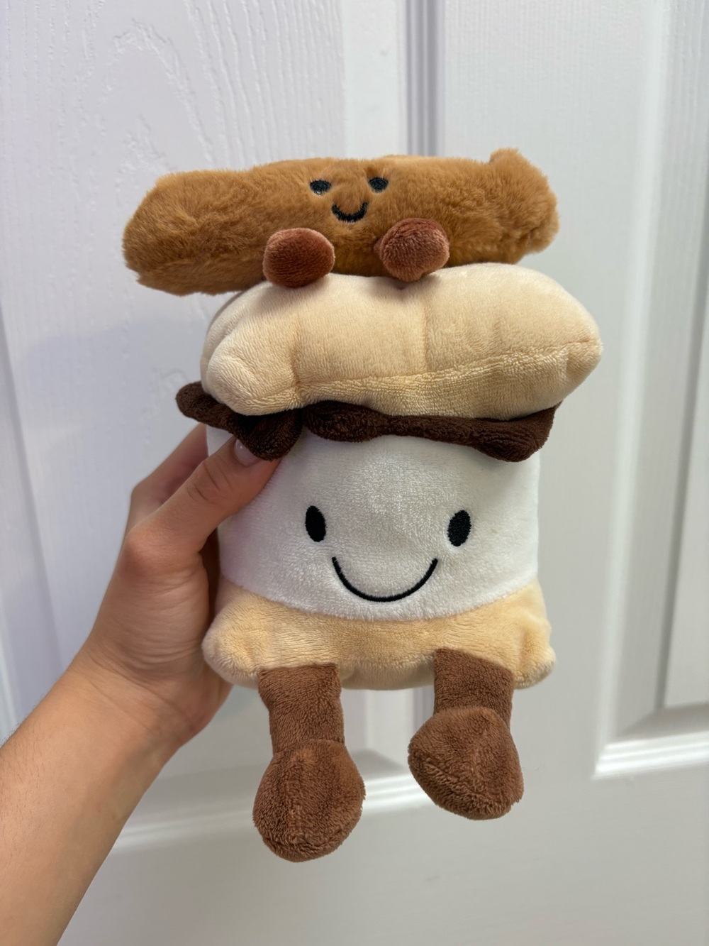 S’mores and baguette plush.